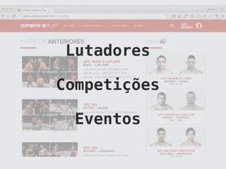 Lutadores
Competições
Eventos
 