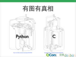 Python                                                            C


http://www.ﬂickr.com/photos/nicksieger/281055485/   http://www.ﬂickr.com/photos/nicksieger/281055530/
 