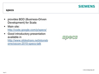 Homework for testing your Scala capabilitiesTry to read through the following example and figure out what it does and how it does what it doesPage 73