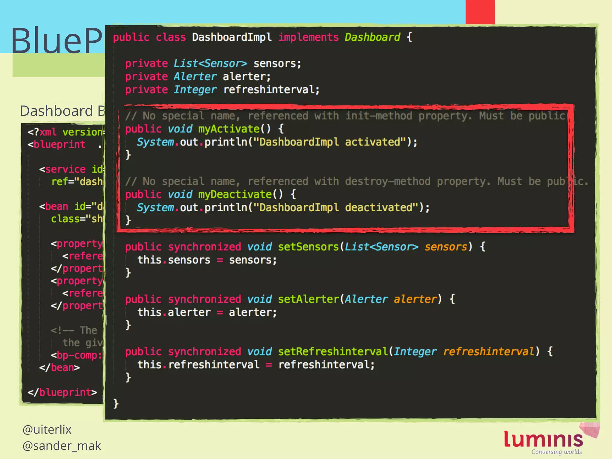 @uiterlix
@sander_mak
BluePrint
Dashboard Bundle
snipped 10+ lines of namespaces :(
 