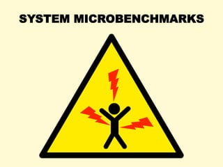 SYSTEM MICROBENCHMARKS
 