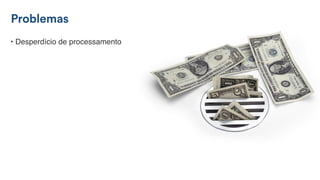 • Desperdício de processamento
Problemas
 