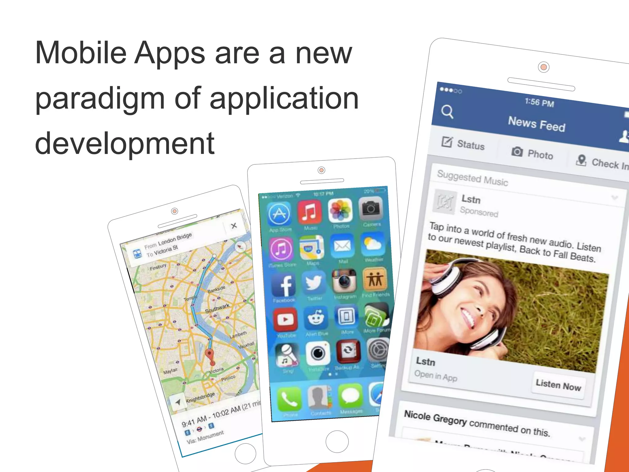 Mobile Apps are a new
paradigm of application
development
 