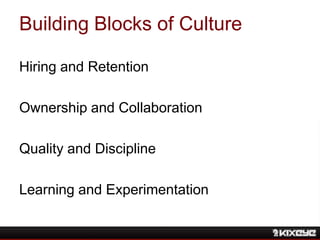The Importance of Culture:  Building and Sustaining Effective Engineering Organizations [QCon Beijing 2014]