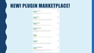 NEW! PLUGIN MARKETPLACE!
 