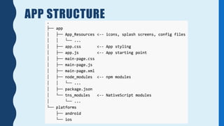 APP STRUCTURE
 