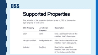 CSS
 