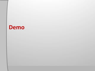 Demo	
  
 
