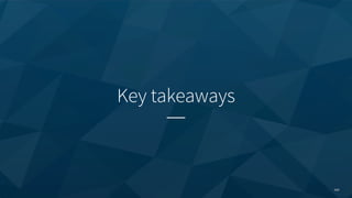 Key takeaways
160
 