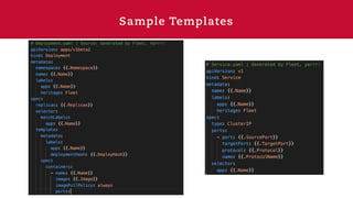 Sample Templates
 