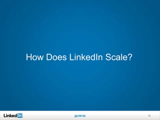 How Does LinkedIn Scale?
15@r39132 15
 