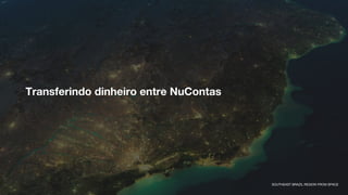 Transferindo dinheiro entre NuContas
SOUTHEAST BRAZIL REGION FROM SPACE
 