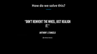 How do we solve this?
 