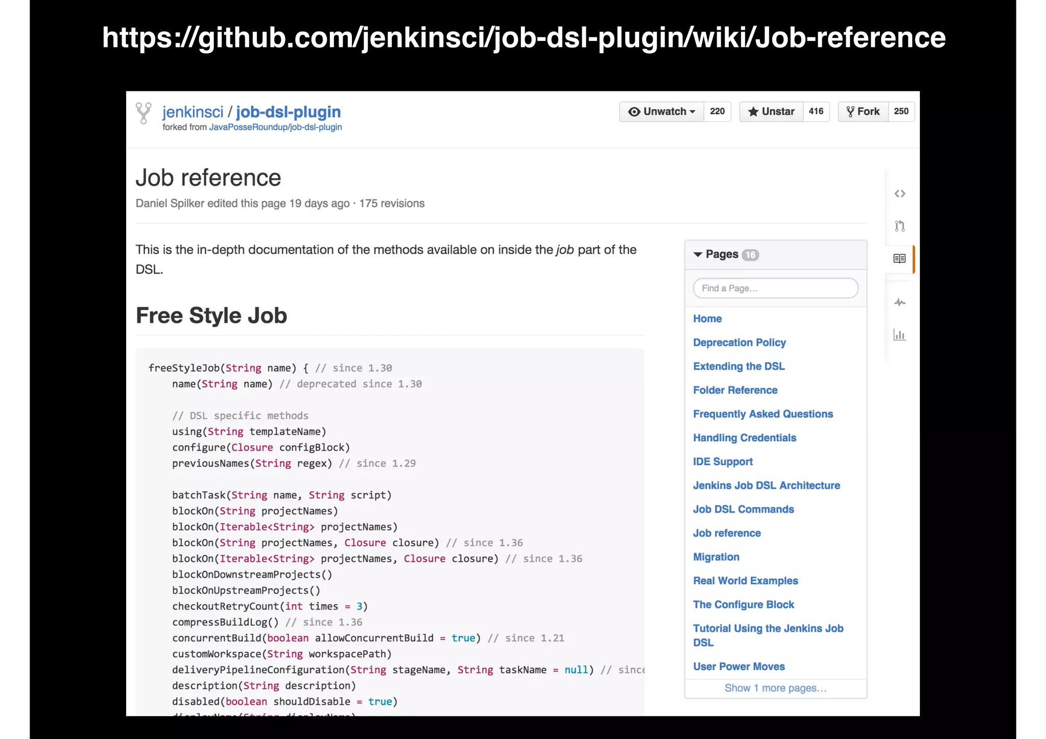 https://github.com/jenkinsci/job-dsl-plugin/wiki/Job-reference
 
