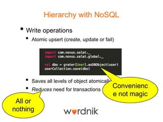 Data Modeling for NoSQL | PPT