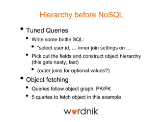Data Modeling for NoSQL | PPTX