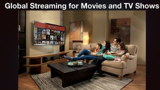 Global Streaming for Movies and TV Shows 
 