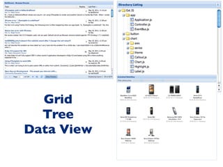 Grid
  Tree
Data View
 