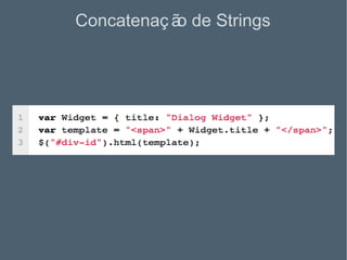 Concatenação de Strings 