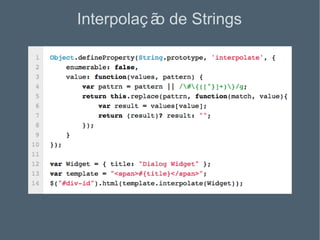 Interpolação de Strings 