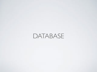 DATABASE
 