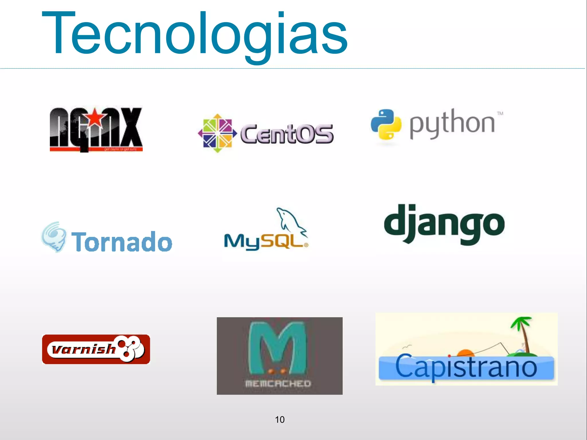 Tecnologias
10
 
