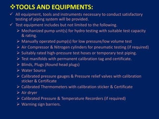 Qc Testing Guide Qc piping guide | PDF