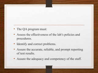 Quality Control in Pathological Laboratory | PPTX