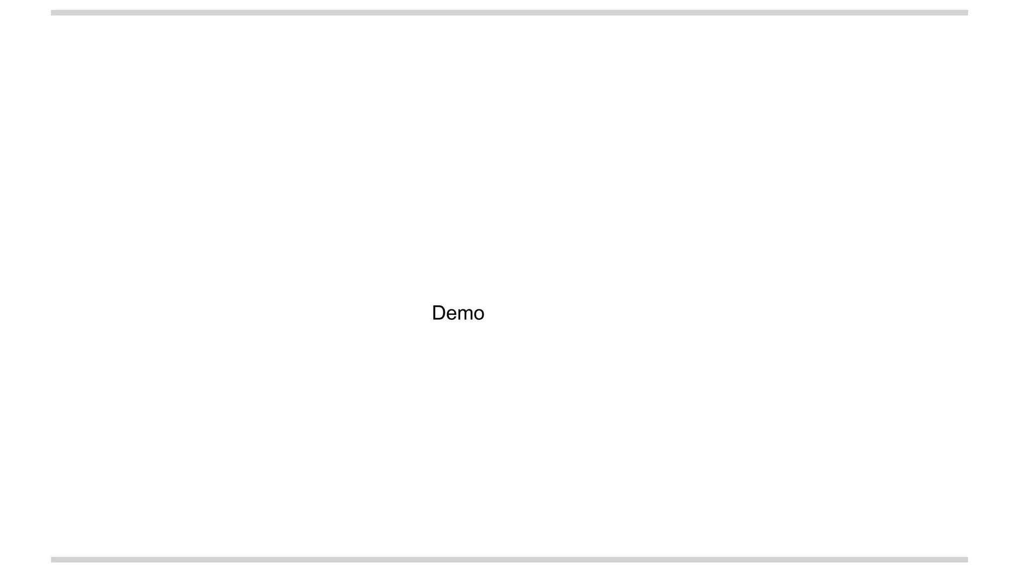 Demo
 