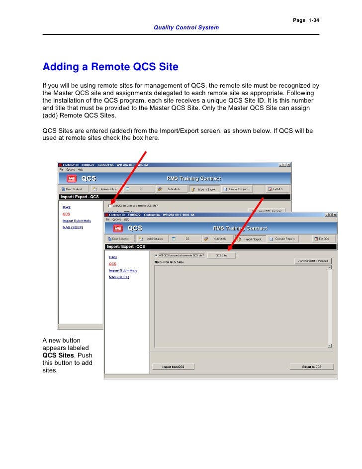 qcs 2.38 qcs 2.38