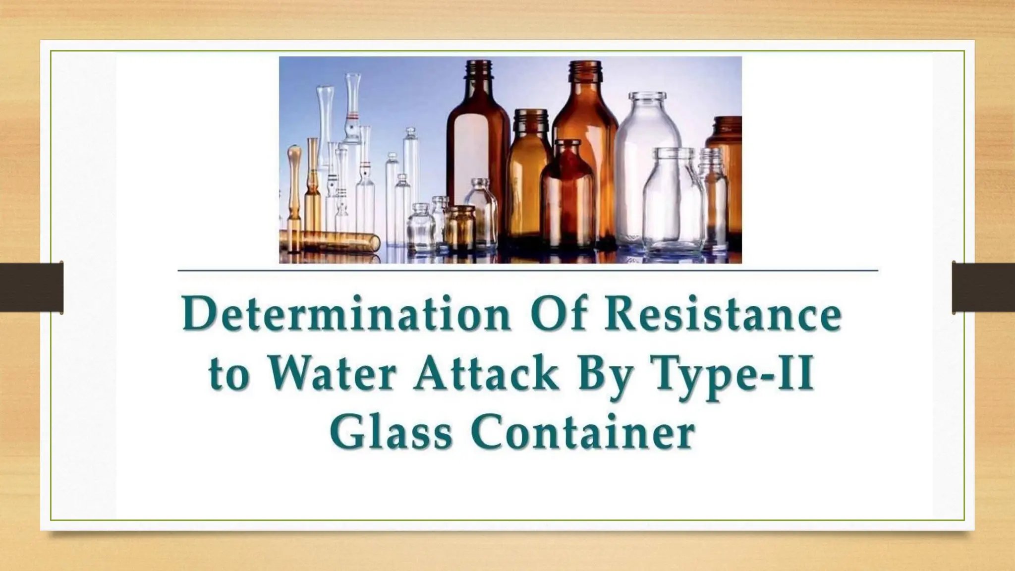 Quality control test of glass containers | PDF