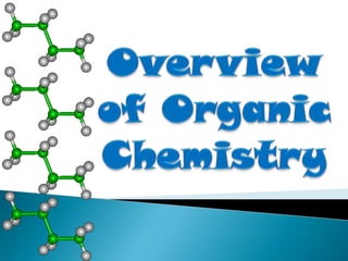 Overview of Organic Chemistry 