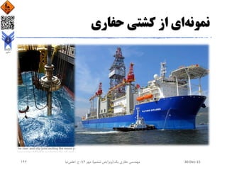 ‫نمونه‬‫حفاری‬ ‫کشتی‬ ‫از‬ ‫ای‬
30-Dec-15‫یک‬ ‫حفاری‬ ‫مهندسی‬(‫ششم‬ ‫ویرایش‬)‫مهر‬ ،94‫ح‬ ،.‫اعلمی‬‫نیا‬146
 