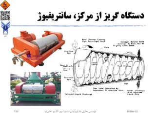 ‫سانتریفی‬ ،‫مرکز‬ ‫از‬ ‫گریز‬ ‫دستگاه‬‫وژ‬
30-Dec-15‫یک‬ ‫حفاری‬ ‫مهندسی‬(‫ششم‬ ‫ویرایش‬)‫مهر‬ ،94‫ح‬ ،.‫اعلمی‬‫نیا‬255
 