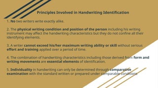 QUESTIONED DOCUMENT EXAMINATION......... | PPTX