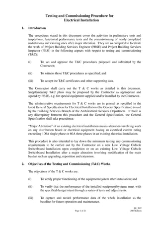 cable testing and intallation | PDF