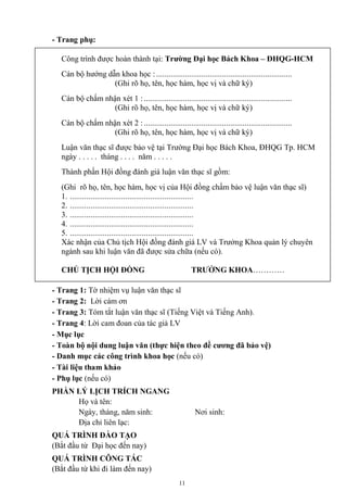 huong dan trinh bay luan van ths | PDF