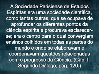 Estudando: livro o que é o espiritismo n.7