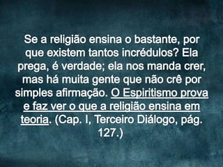 Estudando: livro o que é o espiritismo n.7