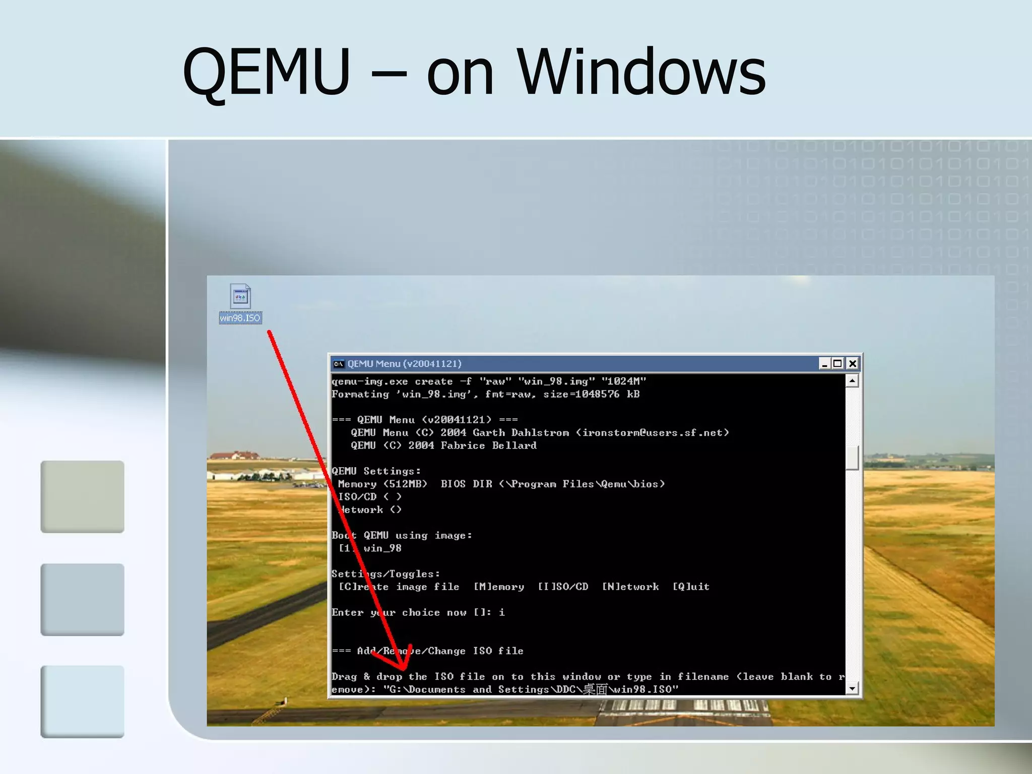 QEMU – on Windows
 