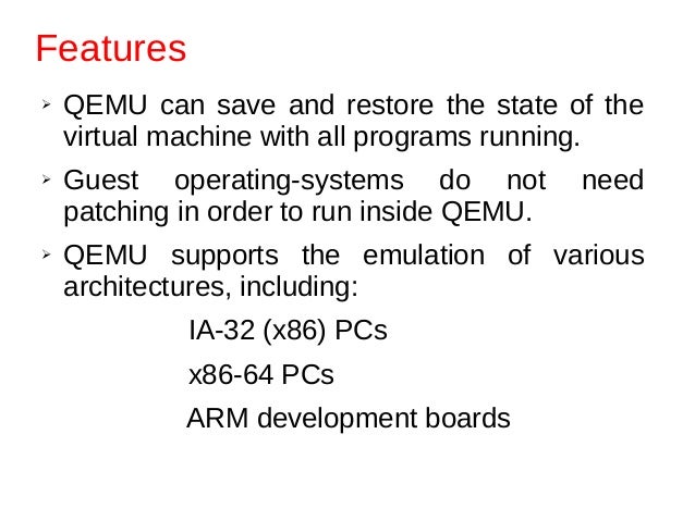 qemu system requirements