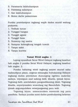 Serat Wirid
