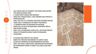 String Line For Building Layout Setting out in construction projects gcd | PDF