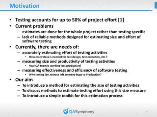 Test Estimation using Test Case Point Analysis method | PPTX