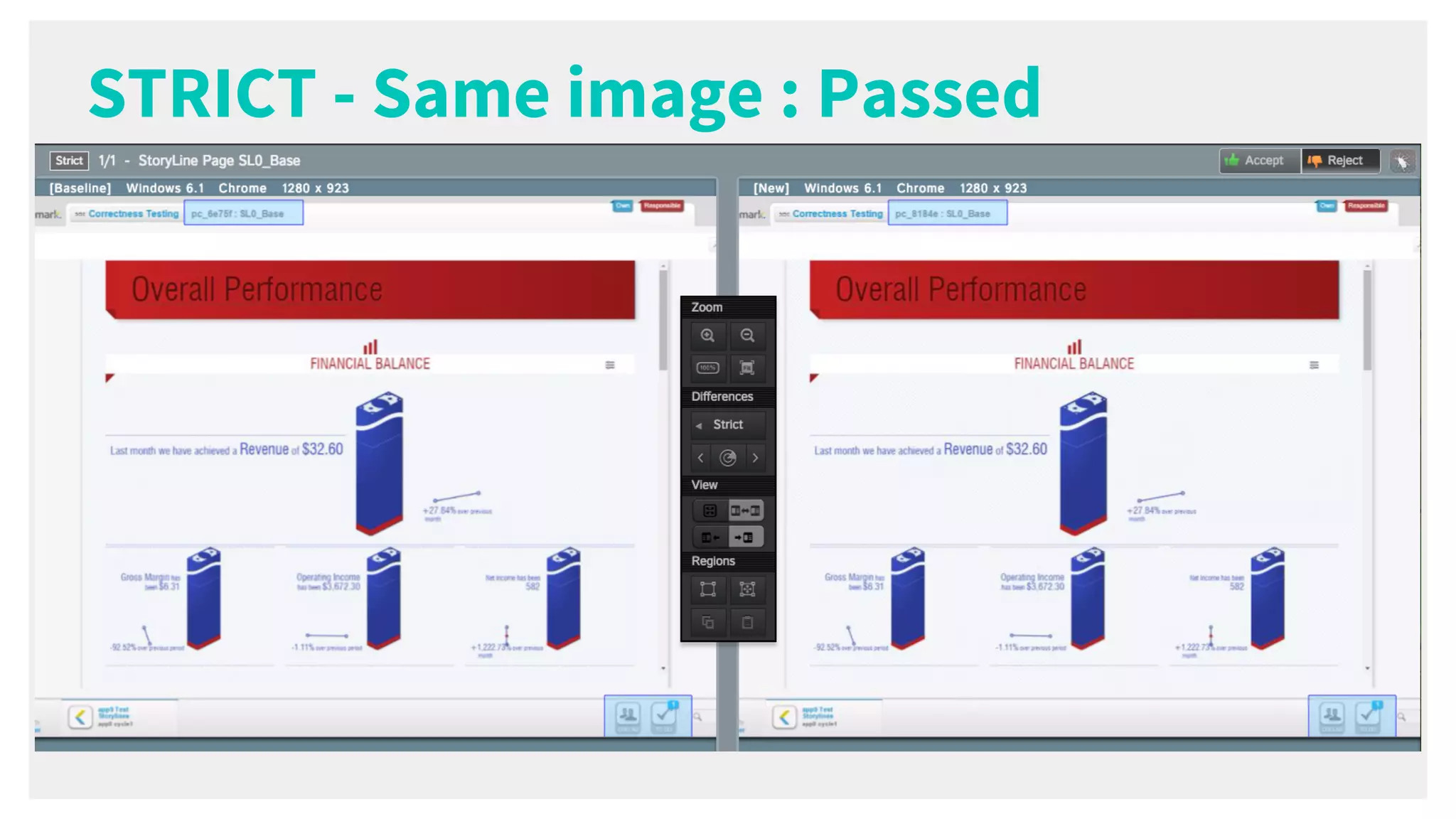 STRICT - Same image : Passed
 