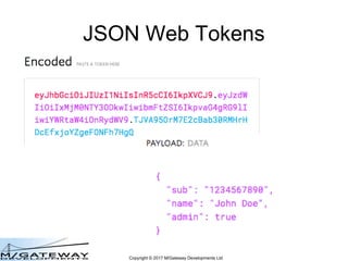 QEWD.js, JSON Web Tokens & MicroServices