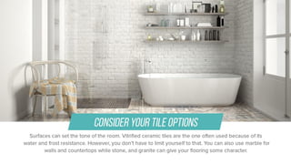 Things You Should And Shouldn’t Do When Renovating Your Bathroom On A ...
