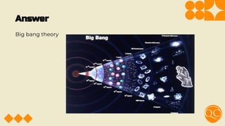 Answer
Big bang theory
 
