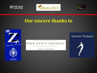 Our sincere thanks to
 