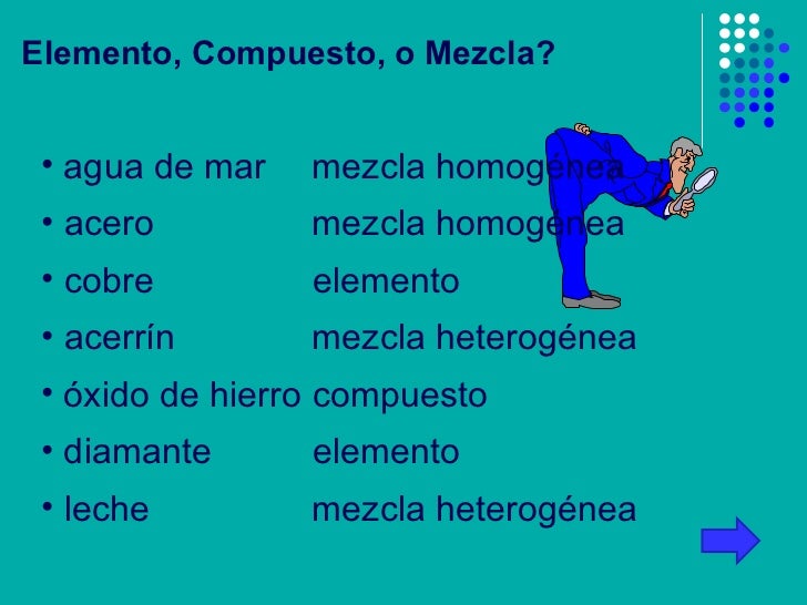 Clasificacion de materia